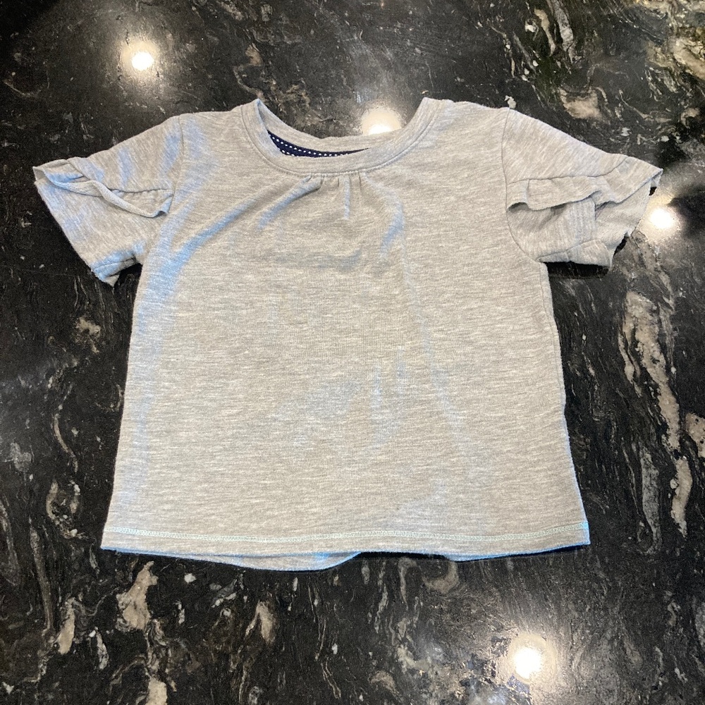 Baby girls Cat and Jack gray t shirt size 18 months